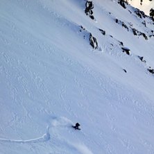 D&aring; man g&aring;r upp mot Piz Strem finns det otroligt . Foto: Per Burstr&ouml;m. &Aring;kare: Olov Renberg.