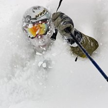 Vissa dagar &auml;r det lite mer sn&ouml; &auml;n andra. 
Det. Foto: Johan Hellman. &Aring;kare: Sebastian Percival.