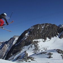 En h&auml;rlig dag f&ouml;r en mutegrab i alperna =). Foto: Peter. &Aring;kare: Jag, Johannes F&auml;lt.