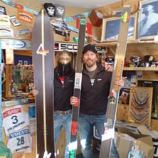 Glenn Plake och Bruno florit gamla sk&ouml;na t&auml;vling. Foto: Jeff Rosen. &Aring;kare: Bruno Florit &amp;amp; Danne Sundstr&ouml;m.