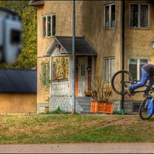 Jag g&ouml;r footjam.. Foto: Markus Larsson. &Aring;kare: jag (Simon Persson).