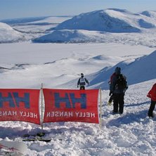 Toppen av Borkafj&auml;llet under Borka Helicross.. Foto: Dan Ring.