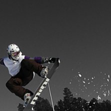 eget byggt hopp i tand&aring;dalen (:. Foto: Erik Karelfelt. &Aring;kare: Gustav Karelfelt.