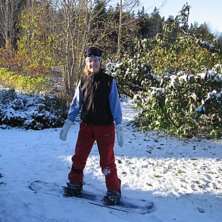 F&ouml;rsta sn&ouml;n, ny br&auml;da.. ja va ju tvungen o k&auml;n. Foto: mamma:). &Aring;kare: jag:D.