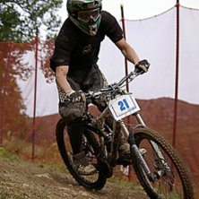 NM i Downhill. Foto: Nick Djupsj&ouml;. &Aring;kare: Nummer 21.