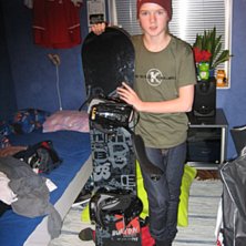 Min nya burton br&auml;da... Foto: Niklas Ekberg. &Aring;kare: Johan Ekberg.