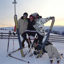 Efter en l&aring;ng dag i tand&aring;. Foto: anders Elofsson. &Aring;kare: Mxi,Lucas,Fidde,rickard.