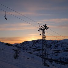 N&auml;r alla v&auml;nnerna g&aring;tt hem. Majkv&auml;ll i Riksgr�.