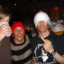 Foto: Jeppe. &Aring;kare: Rasmus, Fredrik, Jag o en pitcher m &ouml;l.