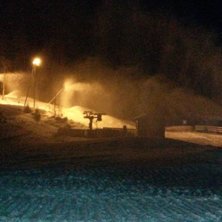 Nok sn&oslash; i deler av anlegget.
Det er n&aring; produsert.