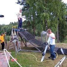 Sommartr&auml;ning f&ouml;r pojkarna.. Foto: Ok&auml;nt. &Aring;kare: Jesper Jonsson, PLW, Fredrik Malmsten.