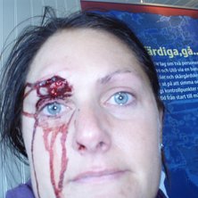 Personalfesten ute p&aring; Sandhamn. Det var stor sj&ouml;. &Aring;kare: &Aring;za Jorudd.