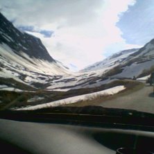 Fantastisk natur inn mot skianlegget i Stryn.. Foto: Torill Adde.