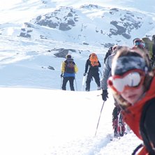Topptur p&aring; Noulja. Foto: Linus Nystr&ouml;m.