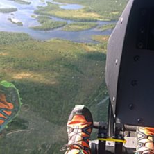 Heli tur till kaitum &auml;lven.