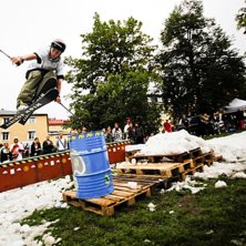 Railsession i &ouml;vik! . Foto: Anders Bergstr&ouml;m. &Aring;kare: Emil Westman.