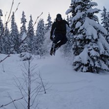 Hittade ett g&ouml;tt hopp som vi hade mkt kul med.. Foto: Lili-ann Carlsson. &Aring;kare: Johan Carlsson.