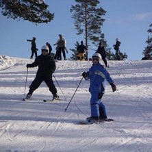 Sebbe &amp;amp; Adde p&aring; v&auml;g nerf&ouml;r solstinget.. Foto: Erik. &Aring;kare: Sebbe &amp;amp; Adde.