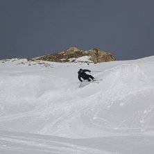 Henke har hittat sig en fin liten repa. Foto: Petter M&aring;rtensson. &Aring;kare: Henrik Werner.