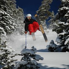 Fin dag p&aring; Whistlers baksida. Foto: Ludwig Mike Andersson. &Aring;kare: Robin Sandberg.