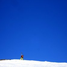 P&aring;v&auml;g till Stuben-St Christof.. (?). Foto: Adrian Helly-Hansen. &Aring;kare: Oskar Svensson.