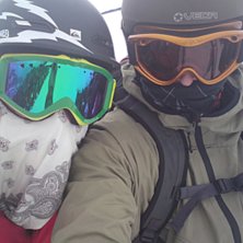 Sista &aring;ket f&ouml;r i &aring;r. Foto: Robert Bahrd. &Aring;kare: Far och son.