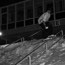 railar hjampis railen. Foto: Rune Krane. &Aring;kare: Sebastian Carlsson.