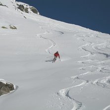 Sk&ouml;na sv&auml;ngar i Andermatt, Guspis.. Foto: Camilla W&auml;rle. &Aring;kare: Magnus W&auml;rle.