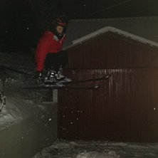 Imponerande hopp!!. Foto: Martin Berg. &Aring;kare: Erik Berg.