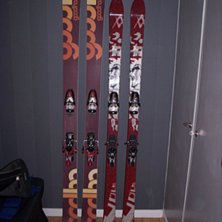 Mina skidor! . Foto: Jag.