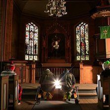 Skitv&auml;der i fonna, gr&aring;tt, regn och mer gr&aring;tt.  . Foto: Johan St&aring;hlberg. &Aring;kare: Piffen, Johan Rosengren; Johan Kristoffers, Jim Johansson, Einar Lindgren, Pastor Jesper Molin.