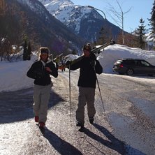 P&aring; v&auml;g hem. Foto: Niklas kull.