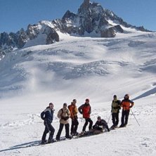 awesome day down the val&eacute;e blanche on the mer de . Foto: rol.