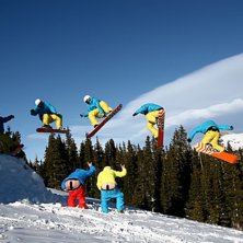 Tramsdag i Loveland pass, Lowe Andersson drar en F. Foto: Sverker H&ouml;gbom. &Aring;kare: Lowe Andersson.