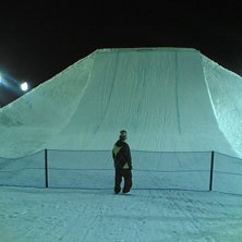 Hoppet p&aring; JOI 06 med mig i f&ouml;rgrunden.. Foto: Olle Granbom. &Aring;kare: Per Olsson.