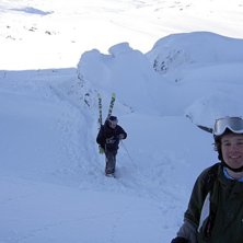 Det hade sn&ouml;at och drivit i 5 dagar. Men p&aring; morg. Foto: Tomas Pettersson. &Aring;kare: Anders Hannu, Arvid Berglund.