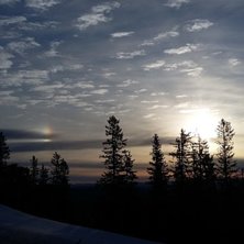Sola skinner p&aring; fjellet!
Sola skinner, og det ser.
