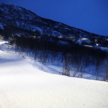 Lysl&oslash;ypa 6,5 km  Haukelifjell skisenter - botn.
.