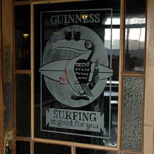 En klassisk surf pub!. Foto: Johan B.