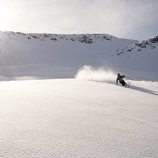 Helt sjukt l&auml;tt sn&ouml; denna dagen.. Foto: Christofer Schack. &Aring;kare: Fredrik Gertzell.