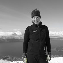 Topptursdag i bra v&auml;der i Narvik. Tyv&auml;rr fick mi. Foto: Helena Norman. &Aring;kare: Magdalena Lindblom.