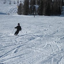 Go carv i pisten!!!. Foto: Elin T&ouml;rnkvist. &Aring;kare: Johan T&ouml;rnkvist.
