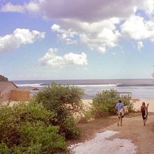 P&aring; v&auml;g ner till stranden. Tror det &auml;r dreamland. Foto: jon.
