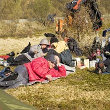 Foto: no i.d. &Aring;kare: the hole ski og skred bunch.