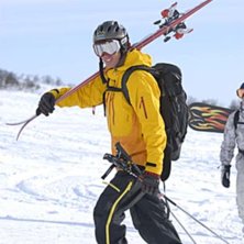 Foto: Stefan Brod&eacute;n. &Aring;kare: Patrik Lund hikade s&aring; l&aring;ngsamt att han missade starten..