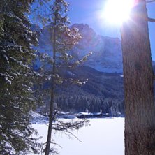 Bayerska alperna fr&aring;n sin b&auml;sta sida.... Foto: Martin Segerud.