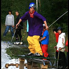 Railjam i orsa. Foto: Bror Ax. &Aring;kare: Jonathan Liljedal.