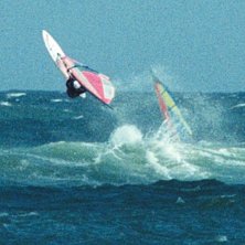 1995, grymt fina v&aring;gor i Klitm&ouml;ller Danmark.. Foto: Ingerstam. &Aring;kare: Peter Ingerstam.