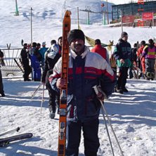 Gammal utrustning, men lika glad f&ouml;r 
det. Foto: Andy H&ouml;glund. &Aring;kare: El Dudu.