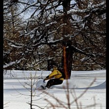 Fr&aring;n bruson ner till sembrancher genom skogen. Foto: Rob H Smith. &Aring;kare: Johan Engman.